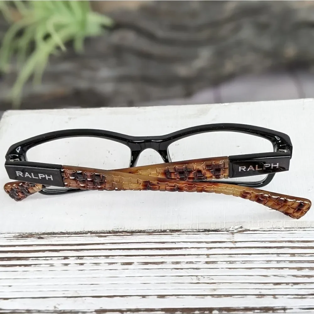 Ralph by Ralph Lauren RA7059 Eyeglasses Eyewear Black/Brown Frames w/ Ca…